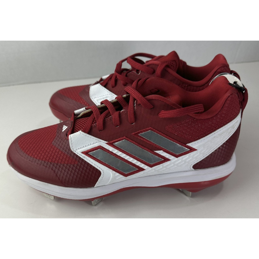 NWT Adidas Men's Size 7 ICON 8 Baseball CLEATS IG7104 Red Shoes New Without Box - Picture 7 of 12